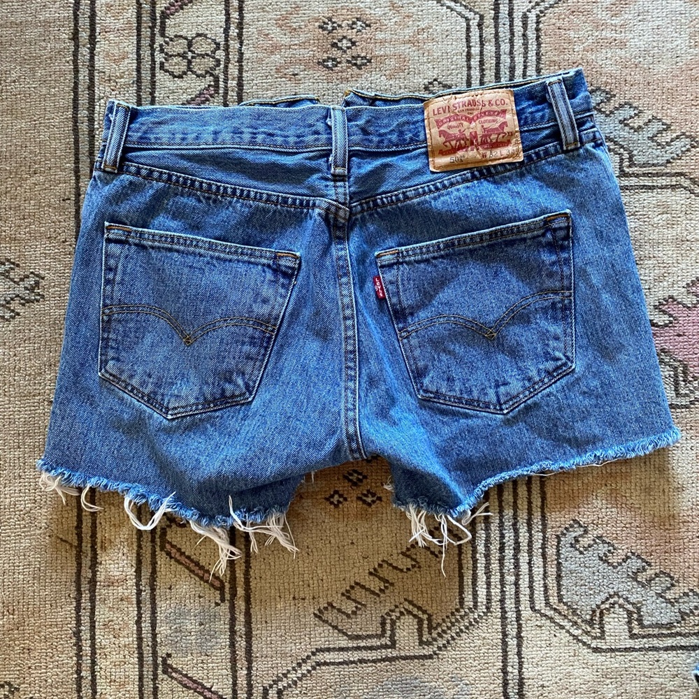 Vintage Levi cut offs